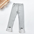 2018 New arrival fashion kids flower lace pants children's trousers and pants baby girls comfortable tight pants